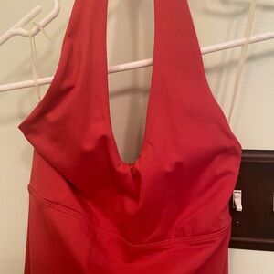 Patagonia Women’s Halter Dress for sale.  Cherry red. Size XS.